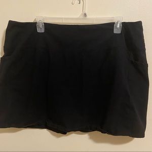 INTRO Black Women’s Tummy Control Skort with Pockets Size 3X